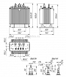 Трансформатор ТМГ-СЭЩ-630/10-12 УХЛ1 10.00/0.4 Y/Yн-0